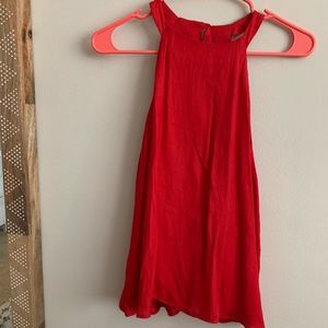 Mango Red Halter Top